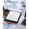 MoKo Coque pour Universel 6 Pouces Tablet et eBooks 2022, Étui de Protection Ultra Clair en TPU Souple et Transparent avec Auto 