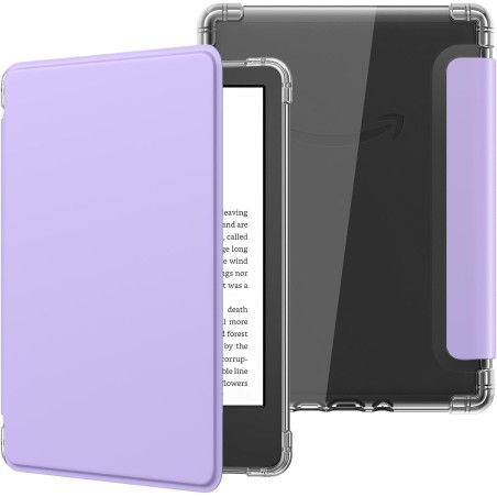 MoKo Coque pour 6" All-New Kindle (11ème Génération Modèle 2022), Étui de Protection Ultra Clair en TPU Souple et Transparent av