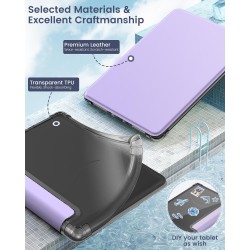MoKo Coque pour 6" All-New Kindle (11ème Génération Modèle 2022), Étui de Protection Ultra Clair en TPU Souple et Transparent av