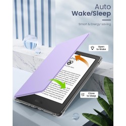 MoKo Coque pour 6" All-New Kindle (11ème Génération Modèle 2022), Étui de Protection Ultra Clair en TPU Souple et Transparent av