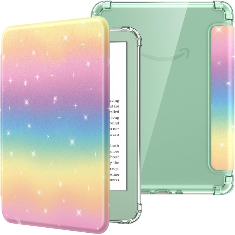 MoKo Coque pour 6" All-New Kindle (11ème Génération Modèle 2024/2022), Étui de Protection Ultra Clair en TPU Souple et Transpare