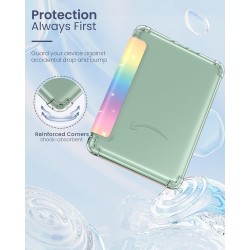 MoKo Coque pour 6" All-New Kindle (11ème Génération Modèle 2024/2022), Étui de Protection Ultra Clair en TPU Souple et Transpare