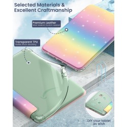 MoKo Coque pour 6" All-New Kindle (11ème Génération Modèle 2024/2022), Étui de Protection Ultra Clair en TPU Souple et Transpare