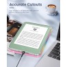 MoKo Coque pour 6" All-New Kindle (11ème Génération Modèle 2024/2022), Étui de Protection Ultra Clair en TPU Souple et Transpare