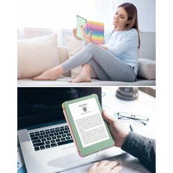 MoKo Coque pour 6" All-New Kindle (11ème Génération Modèle 2024/2022), Étui de Protection Ultra Clair en TPU Souple et Transpare