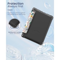 MoKo Coque pour 6" All-New Kindle (11ème Génération Modèle 2022), Étui de Protection Ultra Clair en TPU Souple et Transparent av