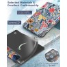 MoKo Coque pour Universel 6 Pouces Tablet et eBooks 2022, Étui de Protection Ultra Clair en TPU Souple et Transparent avec Auto 