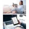 MoKo Coque pour Universel 6 Pouces Tablet et eBooks 2022, Étui de Protection Ultra Clair en TPU Souple et Transparent avec Auto 