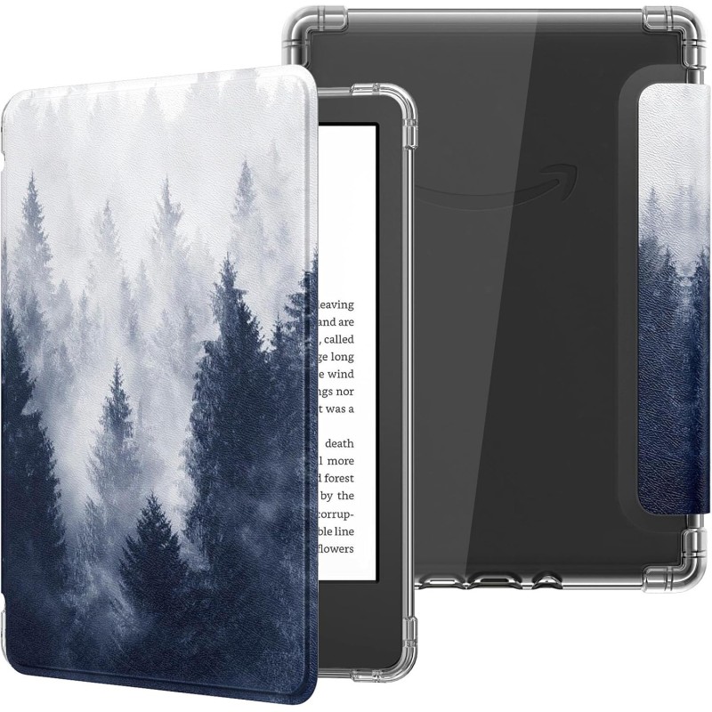 MoKo Coque pour 6" All-New Kindle (11ème Génération Modèle 2022), Étui de Protection Ultra Clair en TPU Souple et Transparent av