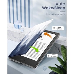 MoKo Coque pour 6" All-New Kindle (11ème Génération Modèle 2022), Étui de Protection Ultra Clair en TPU Souple et Transparent av