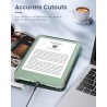 MoKo Coque pour 6" All-New Kindle (11ème Génération Modèle 2022), Étui de Protection Ultra Clair en TPU Souple et Transparent av