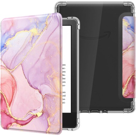 MoKo Coque pour Universel 6 Pouces Tablet et eBooks 2022, Étui de Protection Ultra Clair en TPU Souple et Transparent avec Auto 