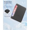 MoKo Coque pour Universel 6 Pouces Tablet et eBooks 2022, Étui de Protection Ultra Clair en TPU Souple et Transparent avec Auto 