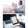 MoKo Coque pour Universel 6 Pouces Tablet et eBooks 2022, Étui de Protection Ultra Clair en TPU Souple et Transparent avec Auto 