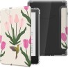 MoKo Coque pour Universel 6 Pouces Tablet et eBooks 2022, Étui de Protection Ultra Clair en TPU Souple et Transparent avec Auto 
