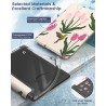 MoKo Coque pour Universel 6 Pouces Tablet et eBooks 2022, Étui de Protection Ultra Clair en TPU Souple et Transparent avec Auto 