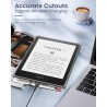 MoKo Coque pour Universel 6 Pouces Tablet et eBooks 2022, Étui de Protection Ultra Clair en TPU Souple et Transparent avec Auto 