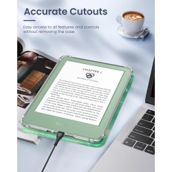 MoKo Coque pour 6" All-New Kindle (11ème Génération Modèle 2024/2022), Étui de Protection Ultra Clair en TPU Souple et Transpare