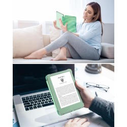 MoKo Coque pour 6" All-New Kindle (11ème Génération Modèle 2024/2022), Étui de Protection Ultra Clair en TPU Souple et Transpare