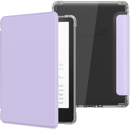 MoKo Coque pour Universel 6 Pouces Tablet et eBooks 2022, Étui de Protection Ultra Clair en TPU Souple et Transparent avec Auto 