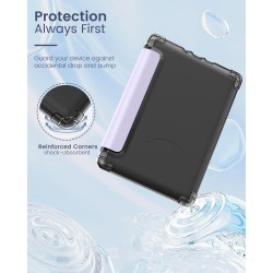 MoKo Coque pour Universel 6 Pouces Tablet et eBooks 2022, Étui de Protection Ultra Clair en TPU Souple et Transparent avec Auto 