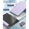 MoKo Coque pour Universel 6 Pouces Tablet et eBooks 2022, Étui de Protection Ultra Clair en TPU Souple et Transparent avec Auto 
