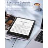 MoKo Coque pour Universel 6 Pouces Tablet et eBooks 2022, Étui de Protection Ultra Clair en TPU Souple et Transparent avec Auto 