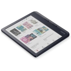 Kobo libra colour noir | liseuse ebook couleur | écran couleur e ink kaleido™ 3 sans reflets de 7" | option mode sombre | étanch