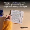 Kobo libra colour noir | liseuse ebook couleur | écran couleur e ink kaleido™ 3 sans reflets de 7" | option mode sombre | étanch