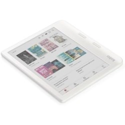 Kobo libra colour blanc | liseuse ebook couleur | écran couleur e ink kaleido™ 3 sans reflets de 7" | option mode sombre | étanc