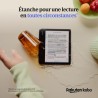 Kobo libra colour blanc | liseuse ebook couleur | écran couleur e ink kaleido™ 3 sans reflets de 7" | option mode sombre | étanc