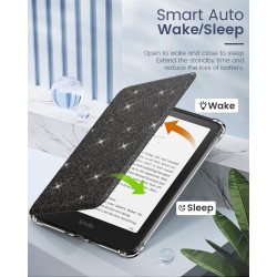 Moko coque pour 7" kindle paperblanc 12 gén modèle 2024 et kindle colorsoft signature edition 2024, étui de protection ultra cla