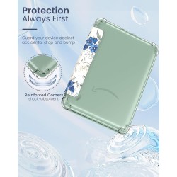 Moko coque pour 7" kindle paperblanc 12 gén modèle 2024 et kindle colorsoft signature edition 2024, étui de protection ultra cla