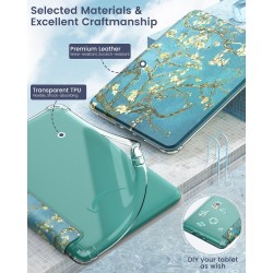 Moko coque pour 7" kindle paperblanc 12 gén modèle 2024 et kindle colorsoft signature edition 2024, étui de protection ultra cla
