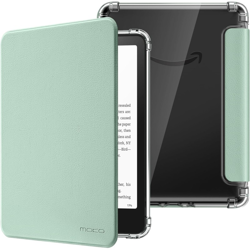 Moko coque pour 7" kindle paperblanc 12 gén modèle 2024 et kindle colorsoft signature edition 2024, étui de protection ultra cla