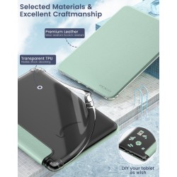 Moko coque pour 7" kindle paperblanc 12 gén modèle 2024 et kindle colorsoft signature edition 2024, étui de protection ultra cla