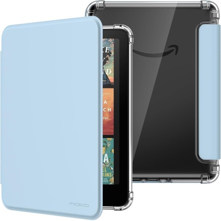 Moko coque pour 7" kindle paperblanc 12 gén modèle 2024 et kindle colorsoft signature edition 2024, étui de protection ultra cla