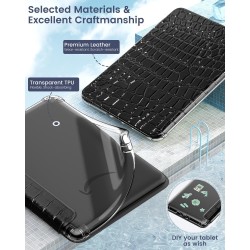 Moko coque pour 7" kindle paperblanc 12 gén modèle 2024 et kindle colorsoft signature edition 2024, étui de protection ultra cla