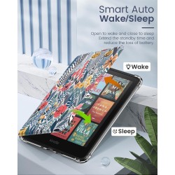 Moko coque pour 7" kindle paperblanc 12 gén 2024 et kindle colorsoft signature edition, étui de protection ultra clair en tpu so
