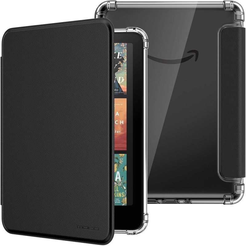 Moko coque pour 7" kindle paperblanc 12 gén modèle 2024 et kindle colorsoft signature edition 2024, étui de protection ultra cla