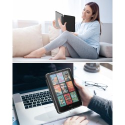 Moko coque pour 7" kindle paperblanc 12 gén modèle 2024 et kindle colorsoft signature edition 2024, étui de protection ultra cla