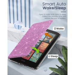 Moko coque pour 7"kindle paperblanc 12 gén modèle 2024 et kindle colorsoft signature edition 2024,étui de protection ultra clair