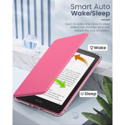 Moko coque pour 7" kindle paperblanc 12 gén modèle 2024 et kindle colorsoft signature edition 2024, étui de protection ultra cla