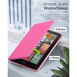 Moko coque pour 7" kindle paperblanc 12 gén modèle 2024 et kindle colorsoft signature edition 2024, étui de protection ultra cla