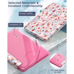 Moko coque pour 7" kindle paperblanc 12 gén 2024 et kindle colorsoft signature edition 2024, étui de protection ultra clair en t