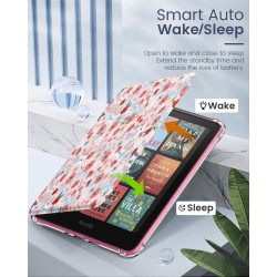 Moko coque pour 7" kindle paperblanc 12 gén 2024 et kindle colorsoft signature edition 2024, étui de protection ultra clair en t