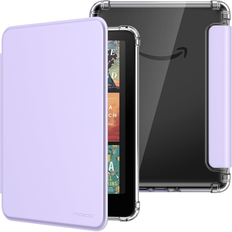 Moko coque pour 7" kindle paperblanc 12 gén modèle 2024 et kindle colorsoft signature edition 2024, étui de protection ultra cla