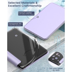 Moko coque pour 7" kindle paperblanc 12 gén modèle 2024 et kindle colorsoft signature edition 2024, étui de protection ultra cla