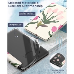 Moko coque pour 7" kindle paperblanc 12 gén modèle 2024 et kindle colorsoft signature edition 2024, étui de protection ultra cla