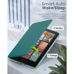 Moko coque pour 7" kindle paperblanc 12 gén modèle 2024 et kindle colorsoft signature edition 2024, étui de protection ultra cla